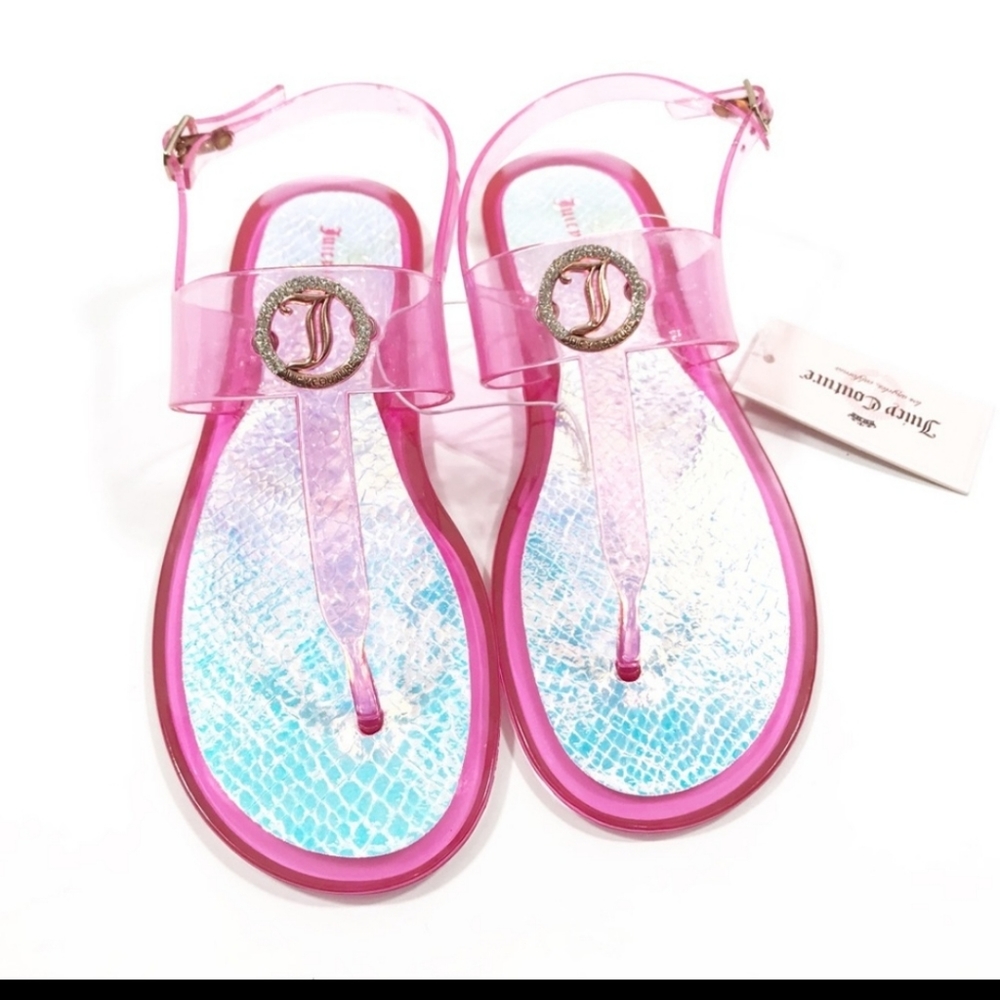 Juicy Couture T-strap jelly sandals